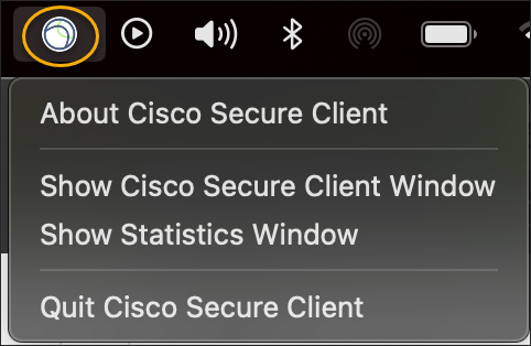 cisco secure client tray mac example