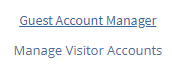 manage visitor accounts