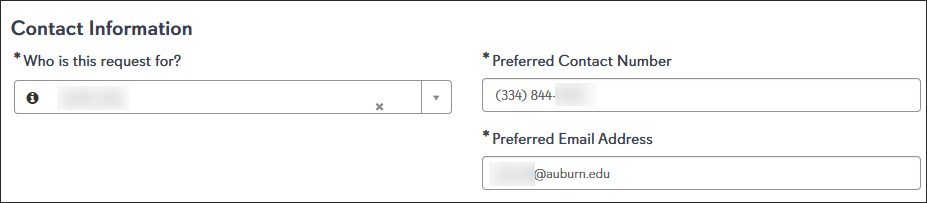 teams voice request contact information field
