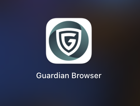 screenshot of guardian app