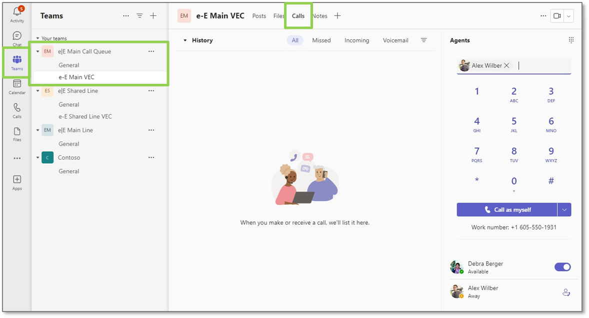 Teams Voice voice enabled channel