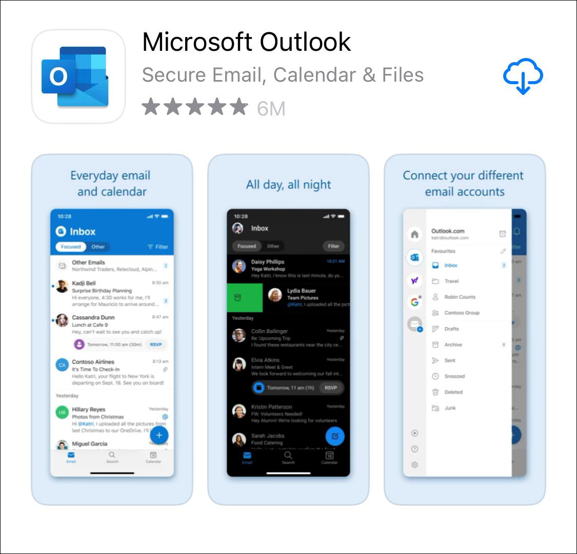 Information Technology - Email Using the Outlook App on Mobile Devices -  Service Portal