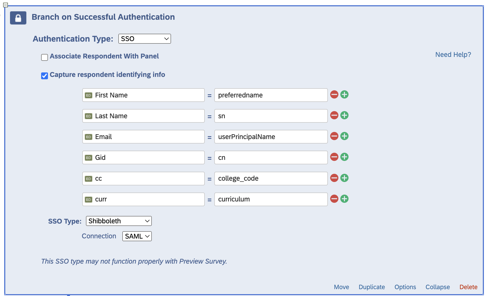 Metadata fields in Qualtrics surveys