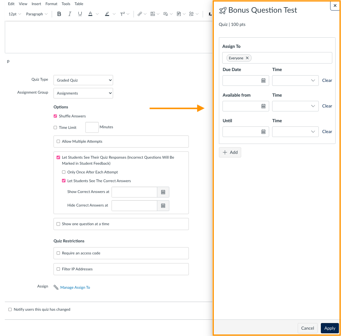 fly out assign to tray highlighted 