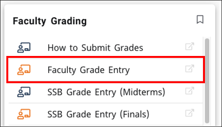 AU Access Faculty Grade Entry