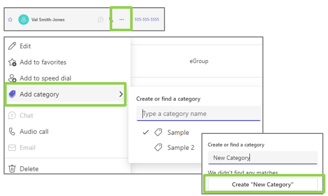 Teams Voice Add People Category