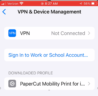 vpn and device mangement