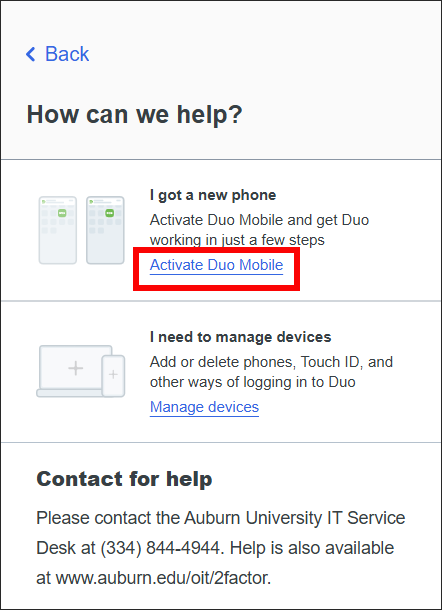 Duo Prompt Activate Duo Mobile