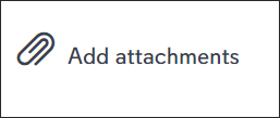 add attachments icon
