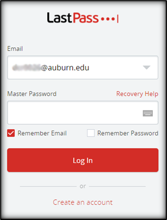 recover your password 