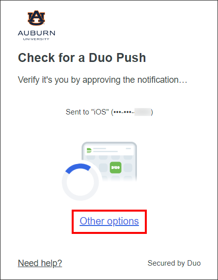Duo Universal Prompt Other Options Selection