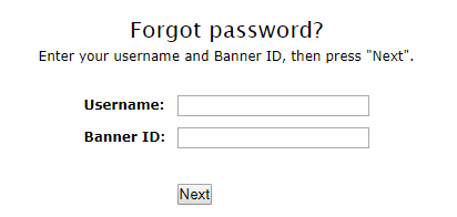 forgot password?