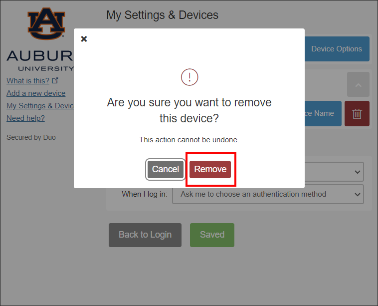 Information Technology - Duo: Managing Devices in Duo Mobile - Service ...