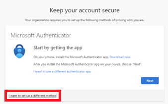 use a different authenticator