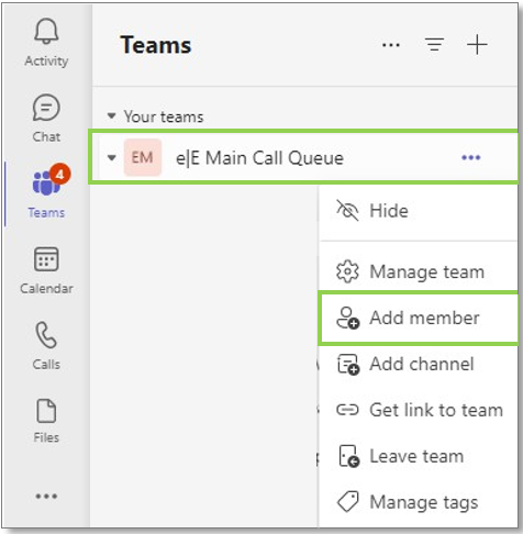 Teams voice voice enabled channel add a member