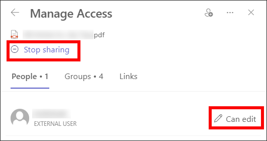 Teams Edit Sharing Permissions