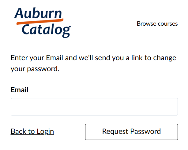 Enter Email for Forgotten Password 
